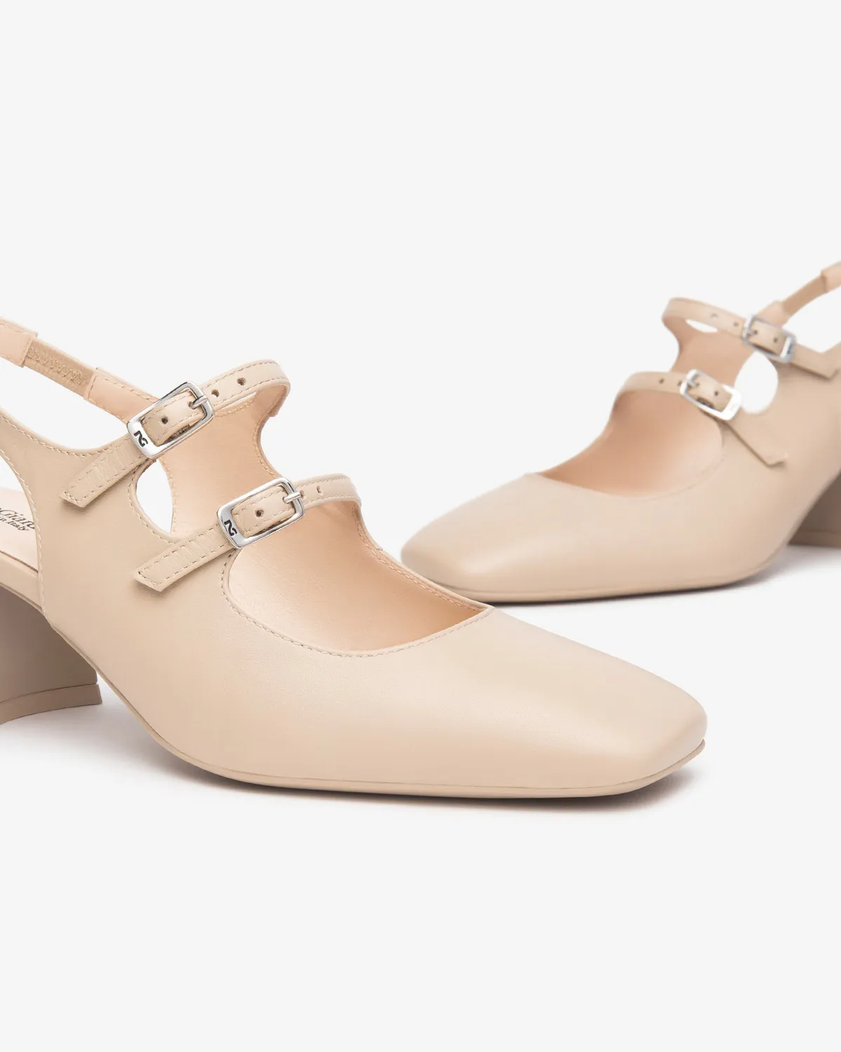 NeroGiardini slingback piele naturala dama toc mic elegant