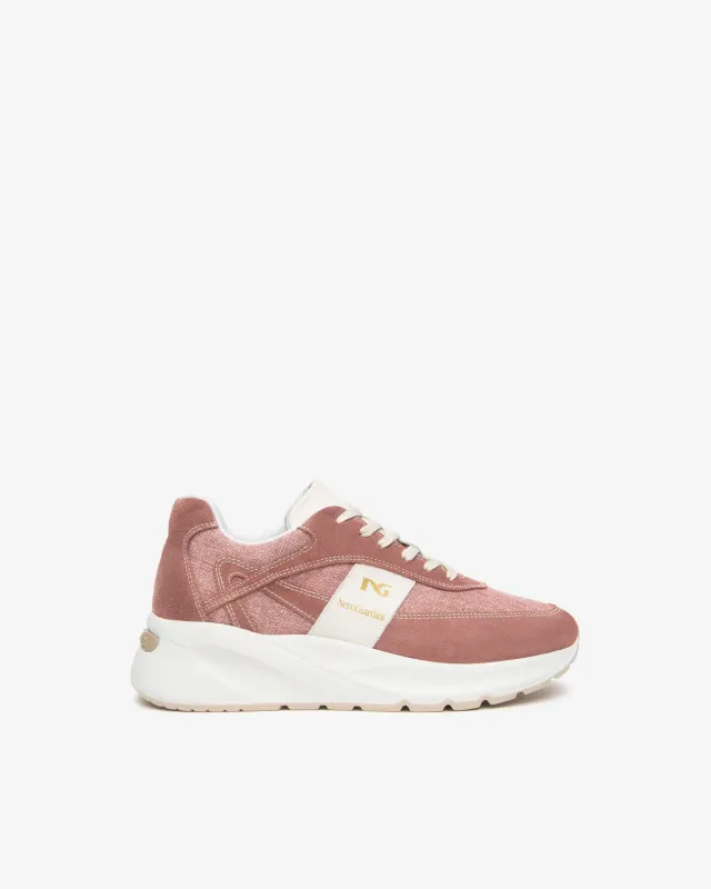 NeroGiardini sneakers dama velur textil vara
