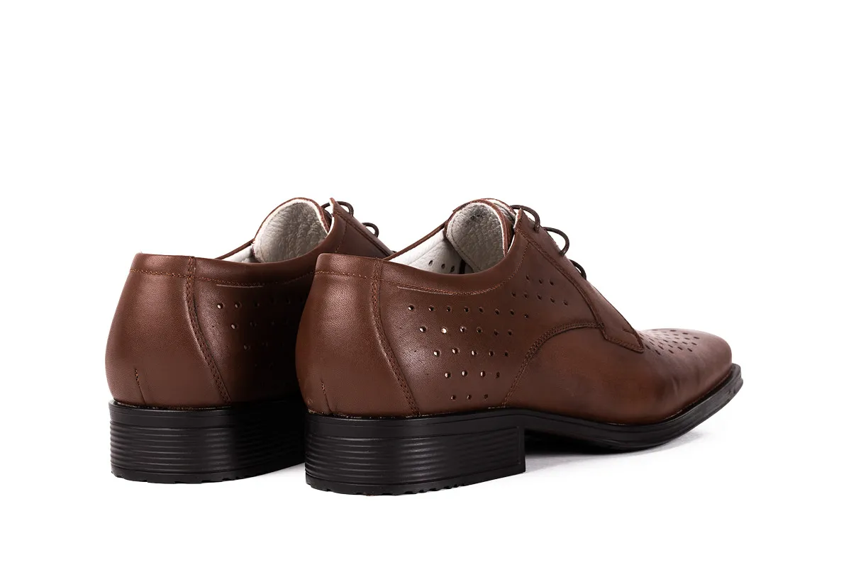 Lucas Shoes 419 Ocolul Silvic pantofi maro piele
