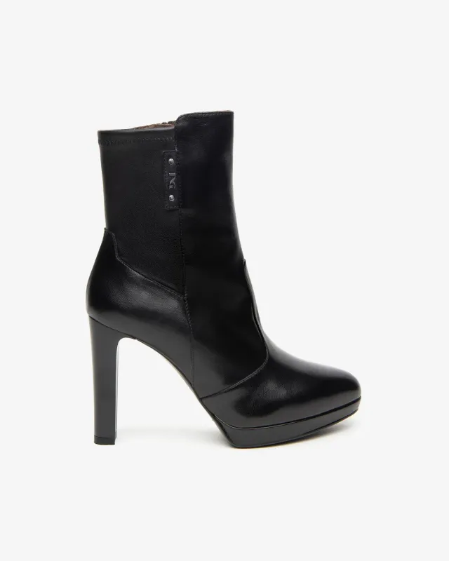NeroGiardini Premium botine dama piele toc 100 mm