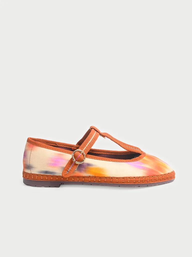 Flagelus Pierre Silent Flame balerini roz pudrat catifea
