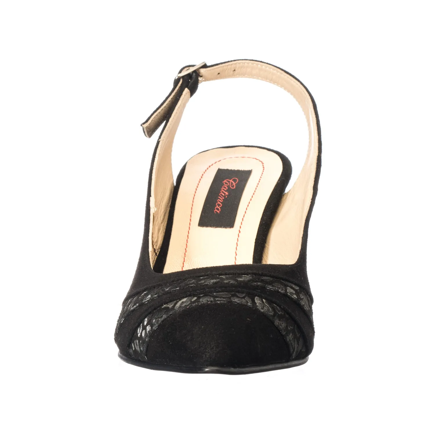 Catinca Shoes A101 NAF sandale dama negru antilopa piele