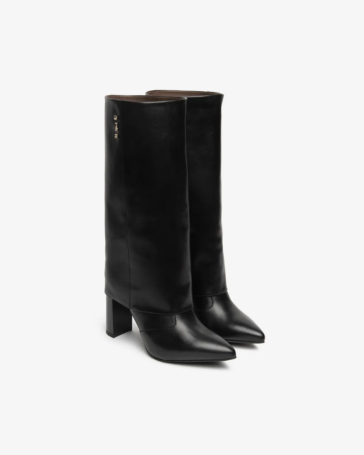 NeroGiardini Cizme Dama Piele Toc Bloc 95 mm