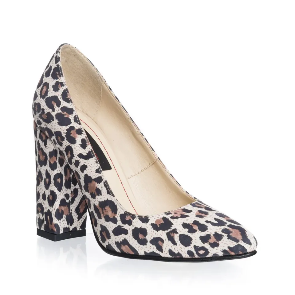 Catinca Shoes 2691 L pantofi piele leopard