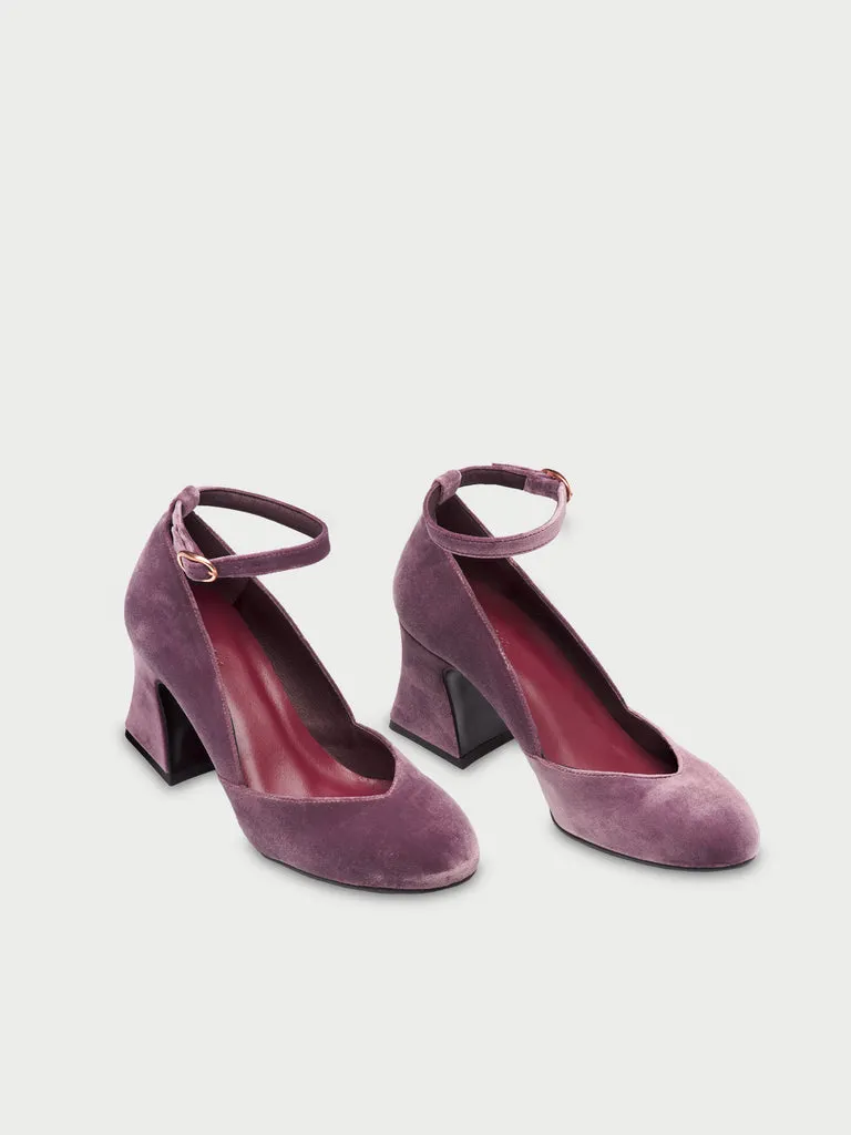 Flagelus The D'Orsey Pumps pantofi toc lila 6cm