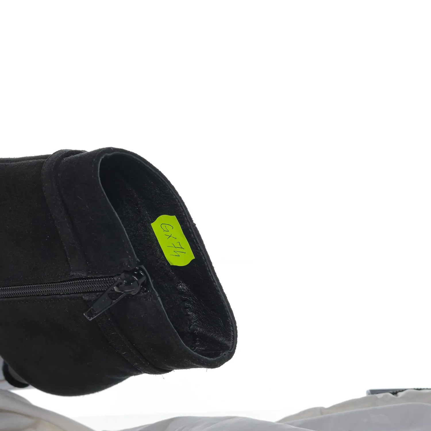 Catinca Shoes GX74 NA ghete dama negru antilopa piele