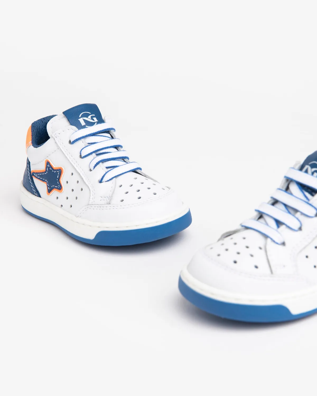 NeroGiardini pantofi sport baietei fermoar si siret