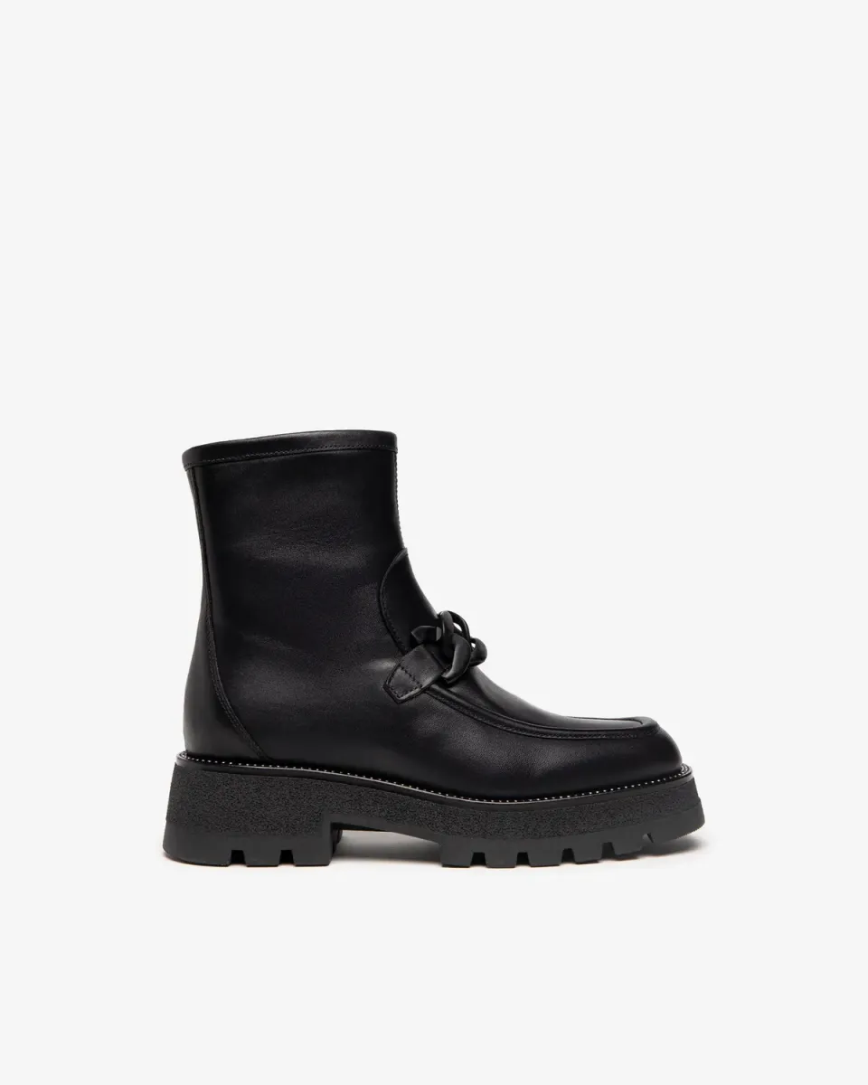 NeroGiardini Botine Combat Piele cu DryGo Marimi 35-41