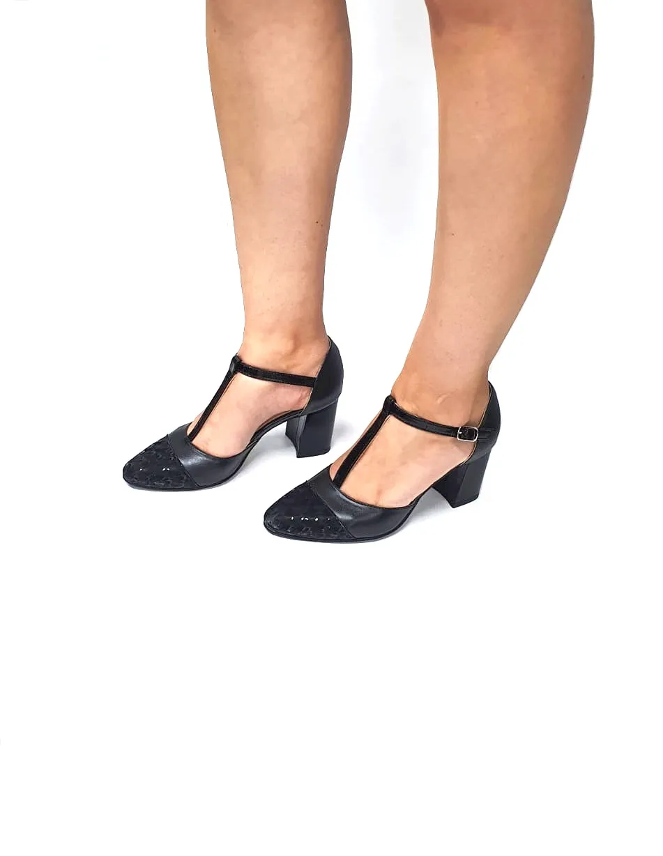 Catinca Shoes D15 NB3D sandale dama piele negru