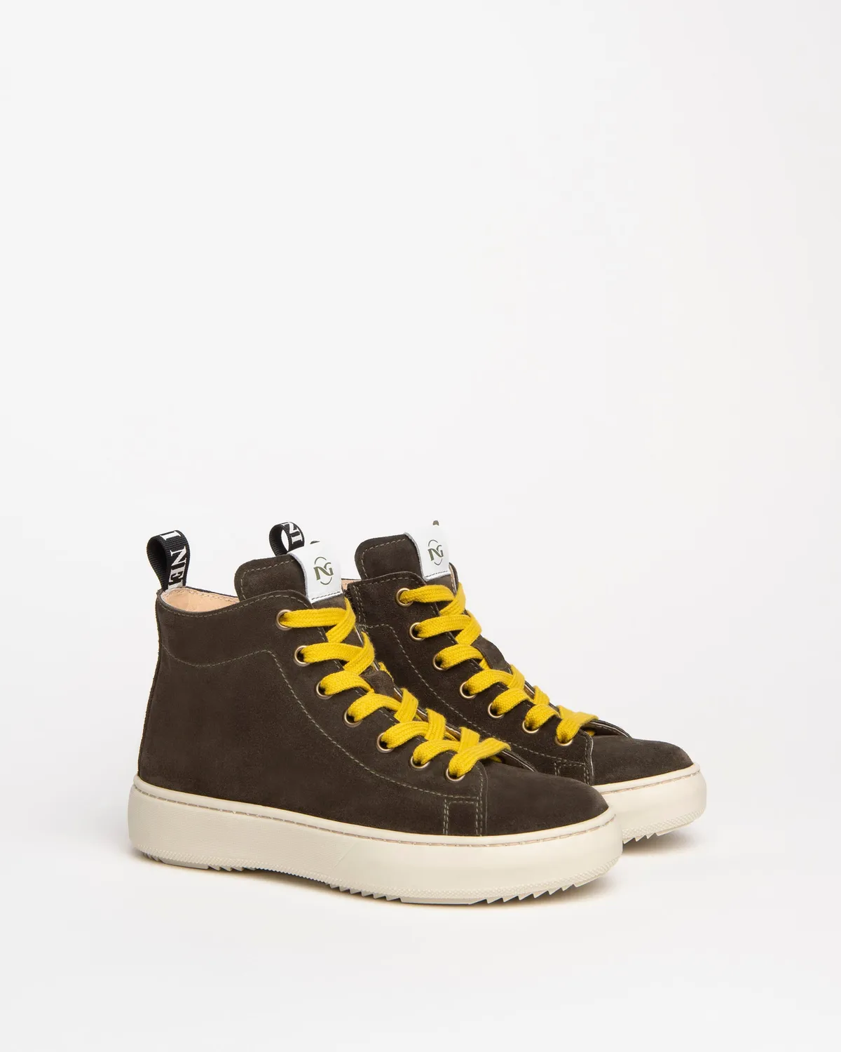 NeroGiardini sneakers baieti piele intoarsa cu fermoar