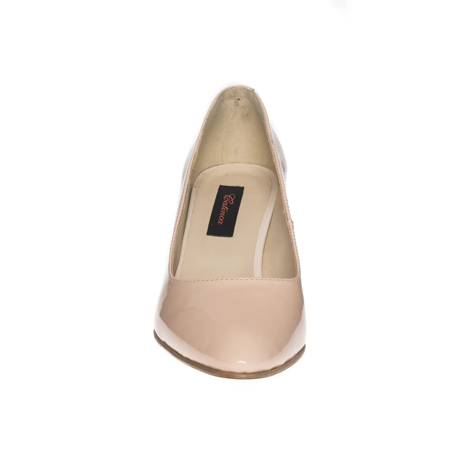 Catinca Shoes R7 LN pantofi dama piele lac nude