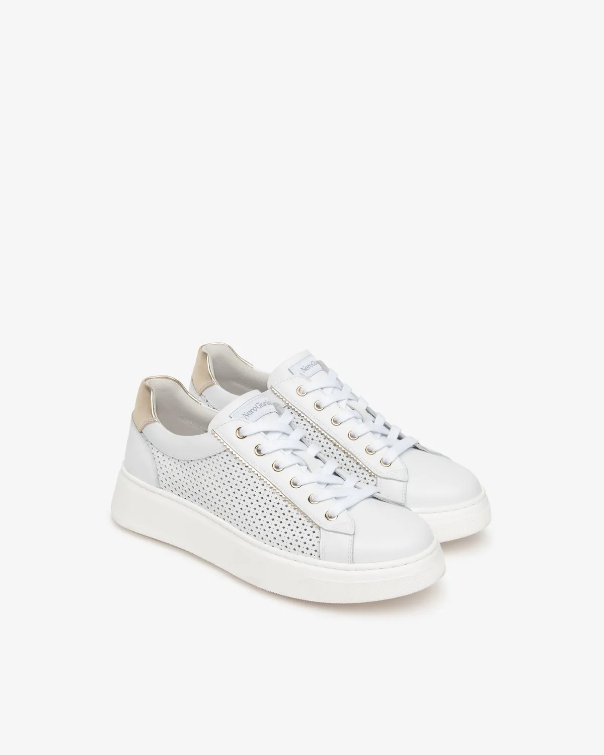 NeroGiardini sneakers dama piele si material tehnic