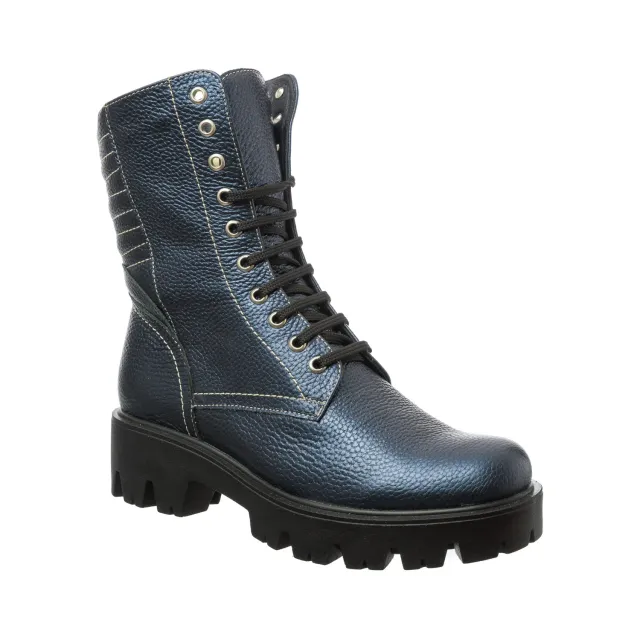 Bocanci damă Catinca Shoes BC15 BS bleu sidef piele
