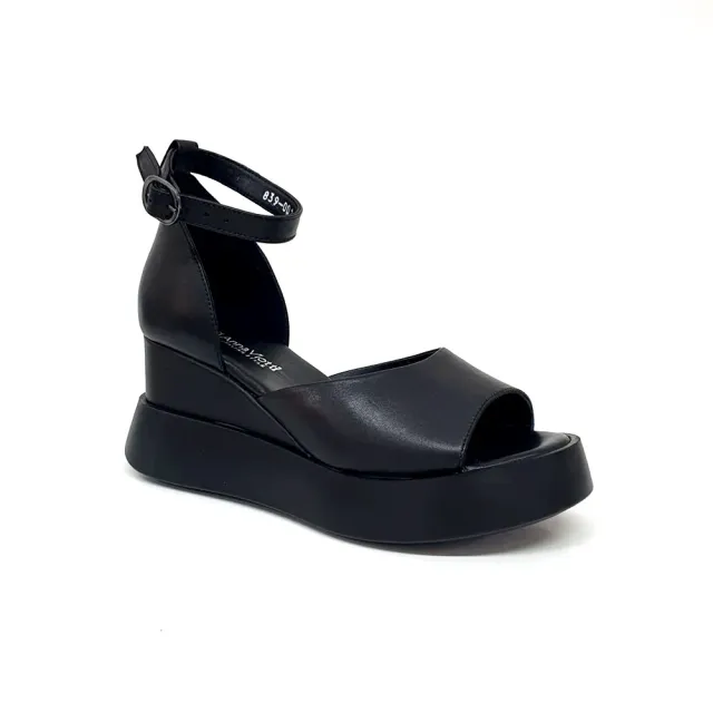 Catinca Shoes 839-00N sandale dama piele negru box