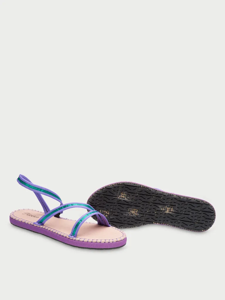 Flagelus Daisy sandale verzi flatform 2cm textil
