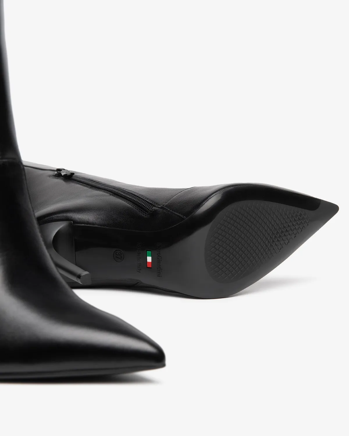NeroGiardini cizme dama piele cu toc stiletto