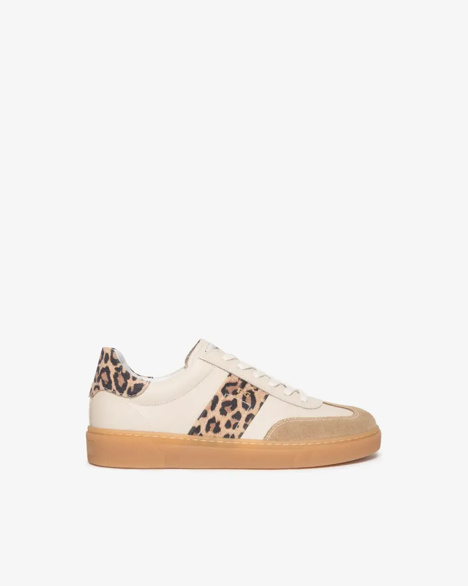 Sneakers piele dama NeroGiardini piele intoarsa