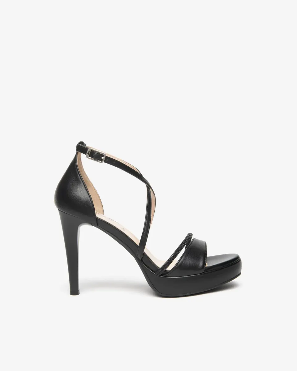 NeroGiardini sandale damă piele Premium Collection vară