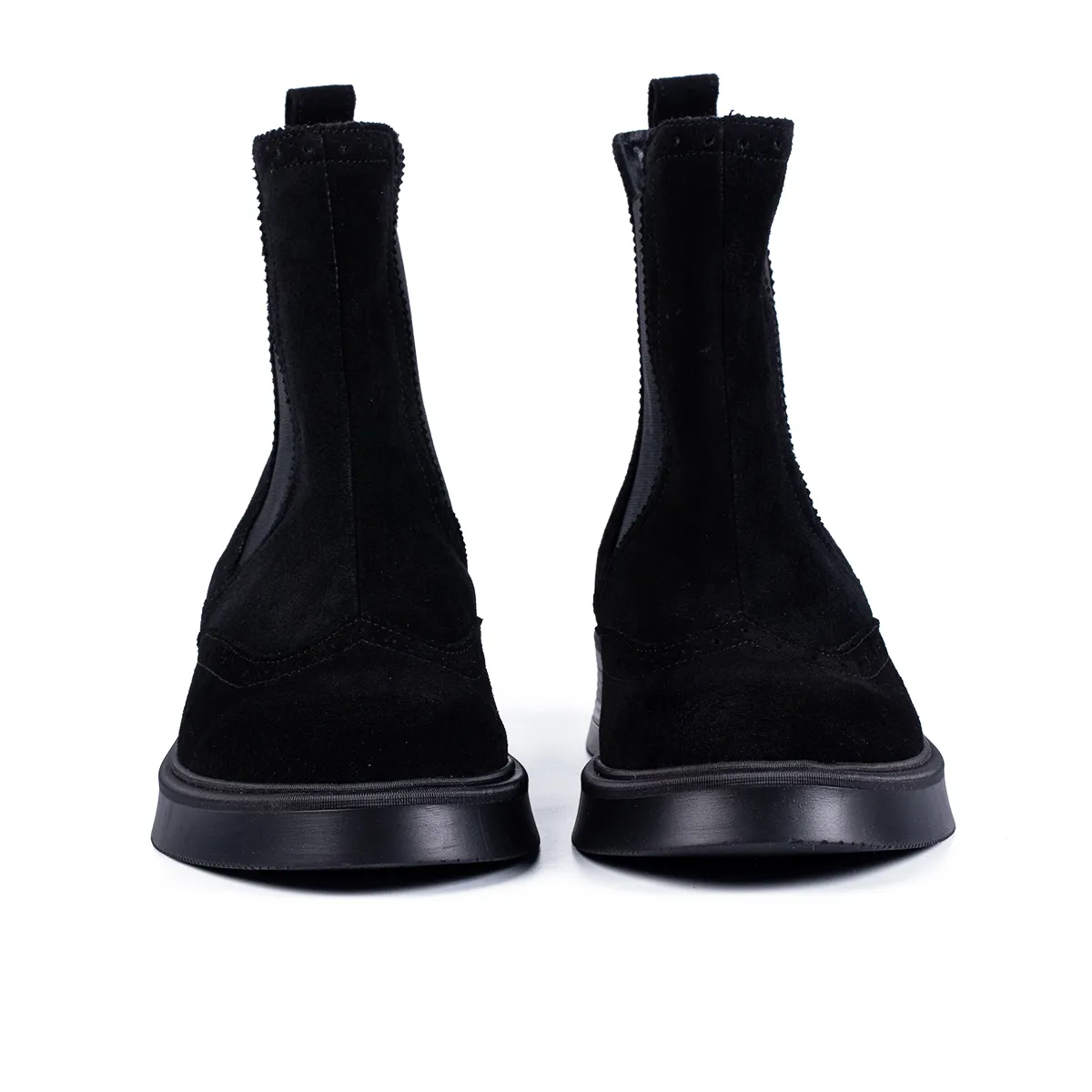 Lucas Shoes 400 ghete femei negre velur piele