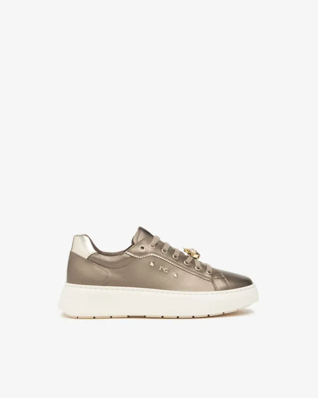 NeroGiardini sneakers piele damă cu branț memory