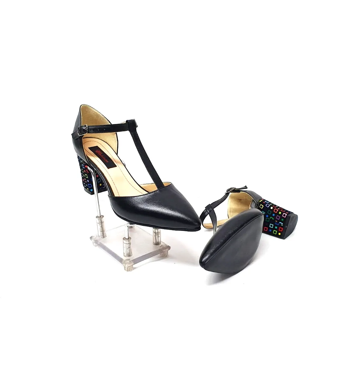 Catinca Shoes D13 NBPC sandale dama negre piele naturala