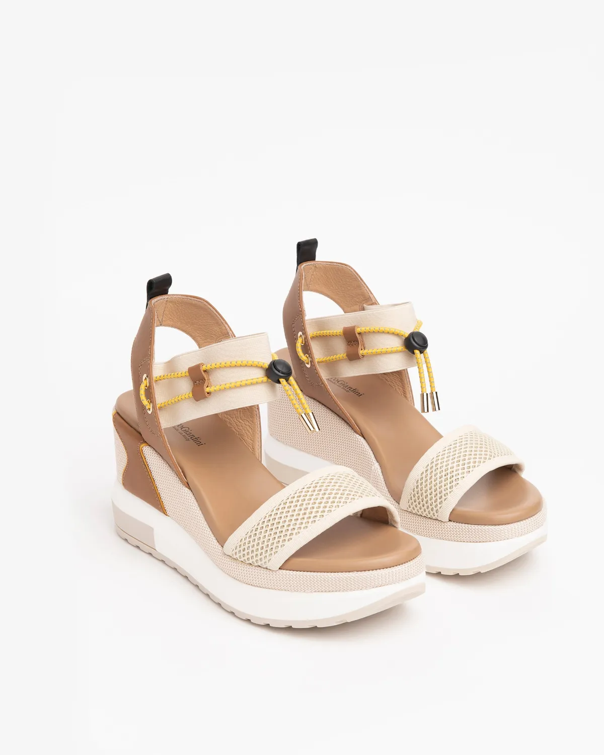 NeroGiardini sandale piele damă platformă 8 cm