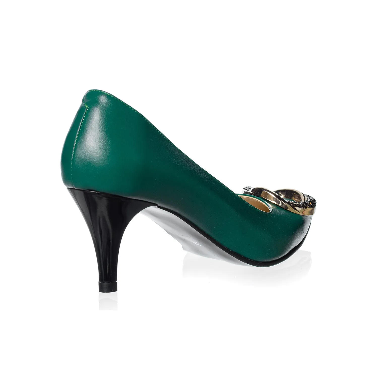 Catinca Shoes A31 VB pantofi dama piele verde box