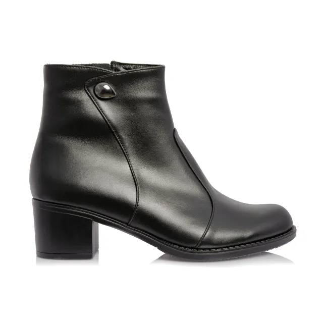 Catinca Shoes T54 NB ghete dama negru box piele naturala