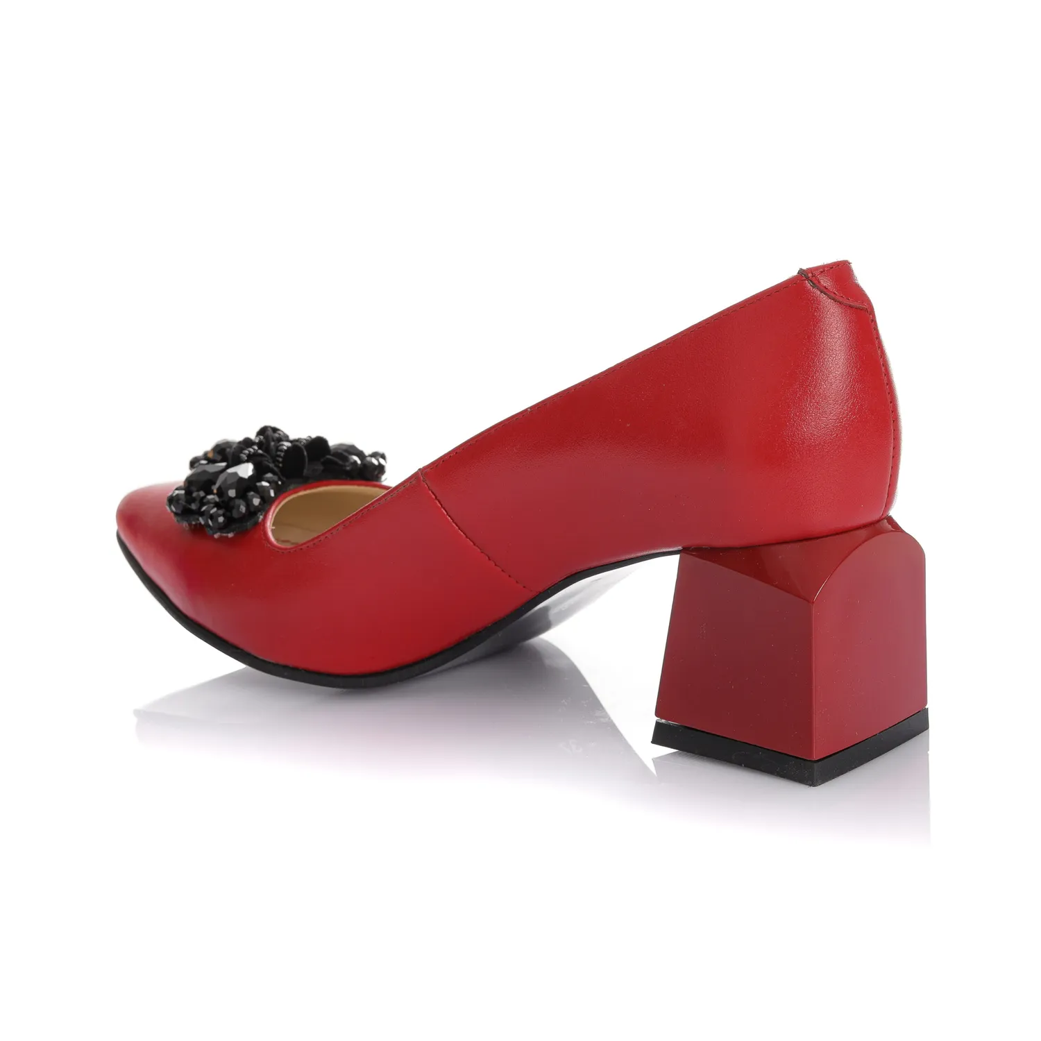 Catinca Shoes A60 RB pantofi piele rosu box
