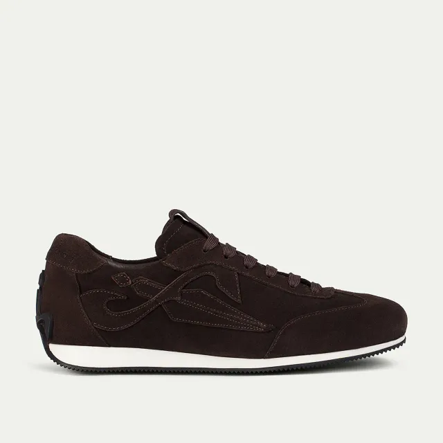 Sneakers barbati Cesare Paciotti Myron maro piele intoarsa