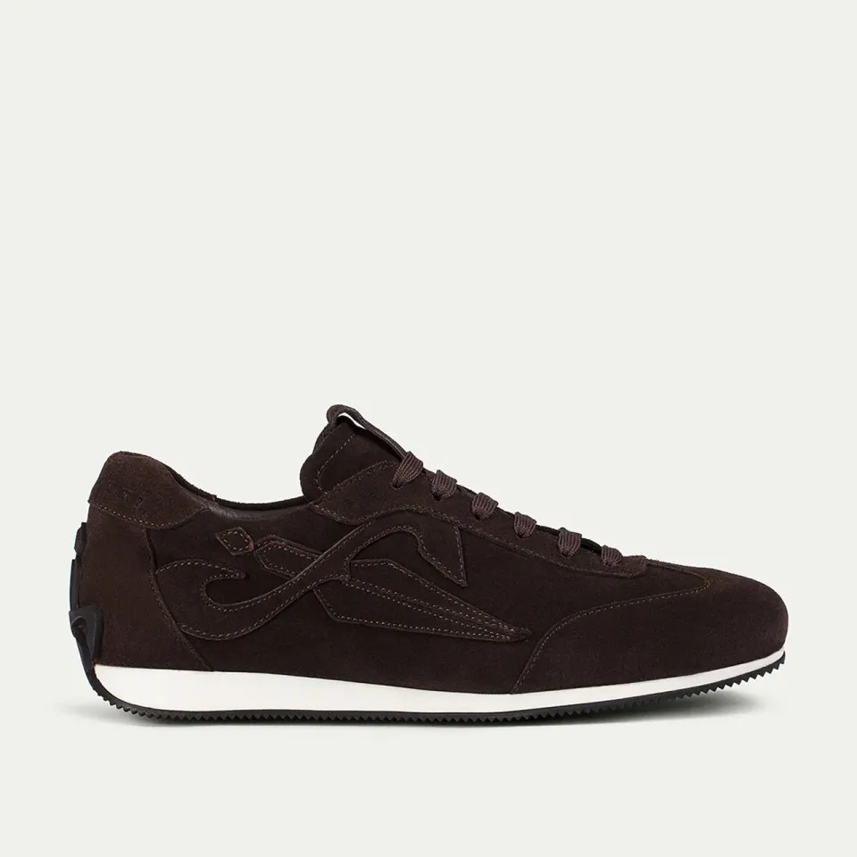 Sneakers barbati Cesare Paciotti Myron maro piele intoarsa