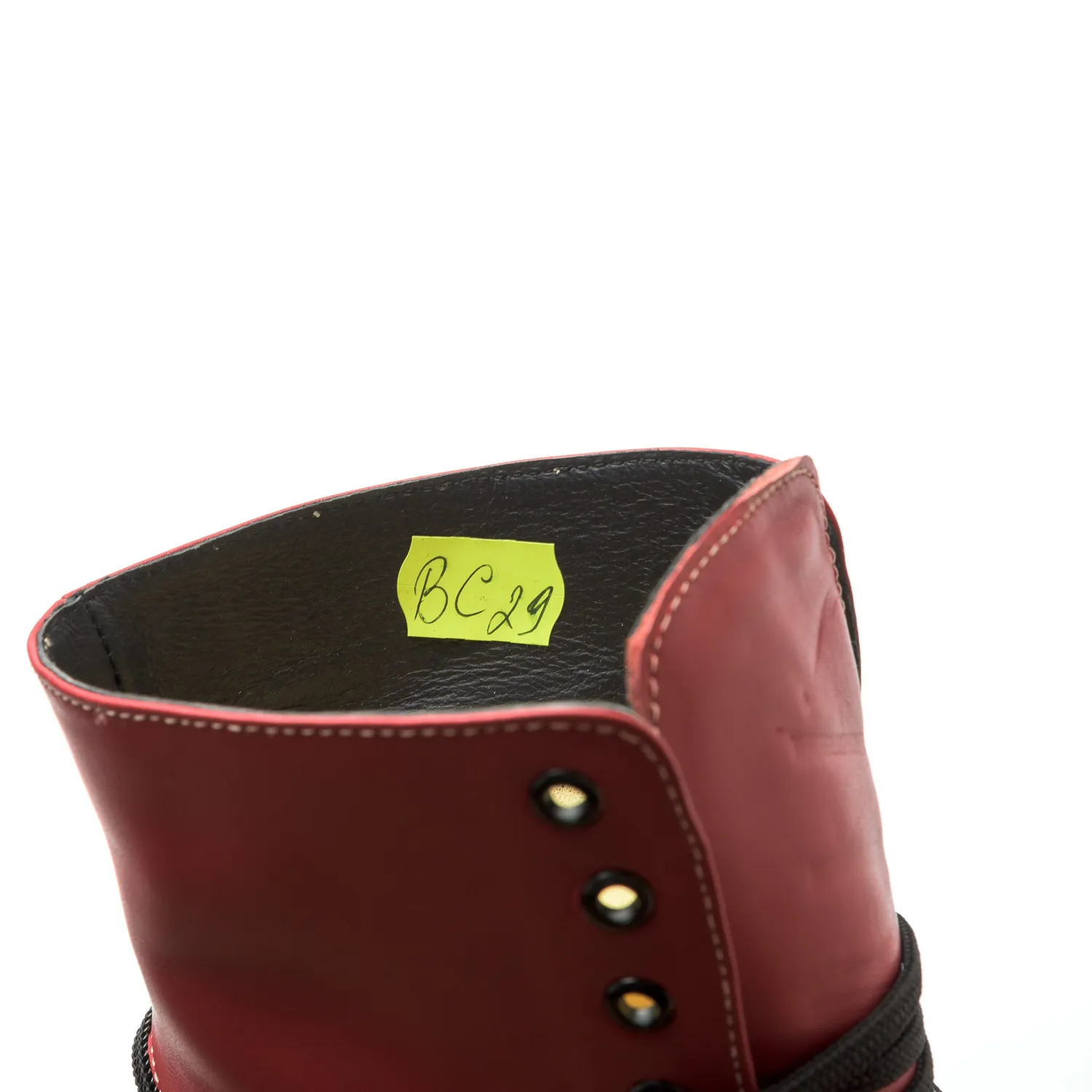 Catinca Shoes BC29 RBP bocanci dama rosu box piele naturala