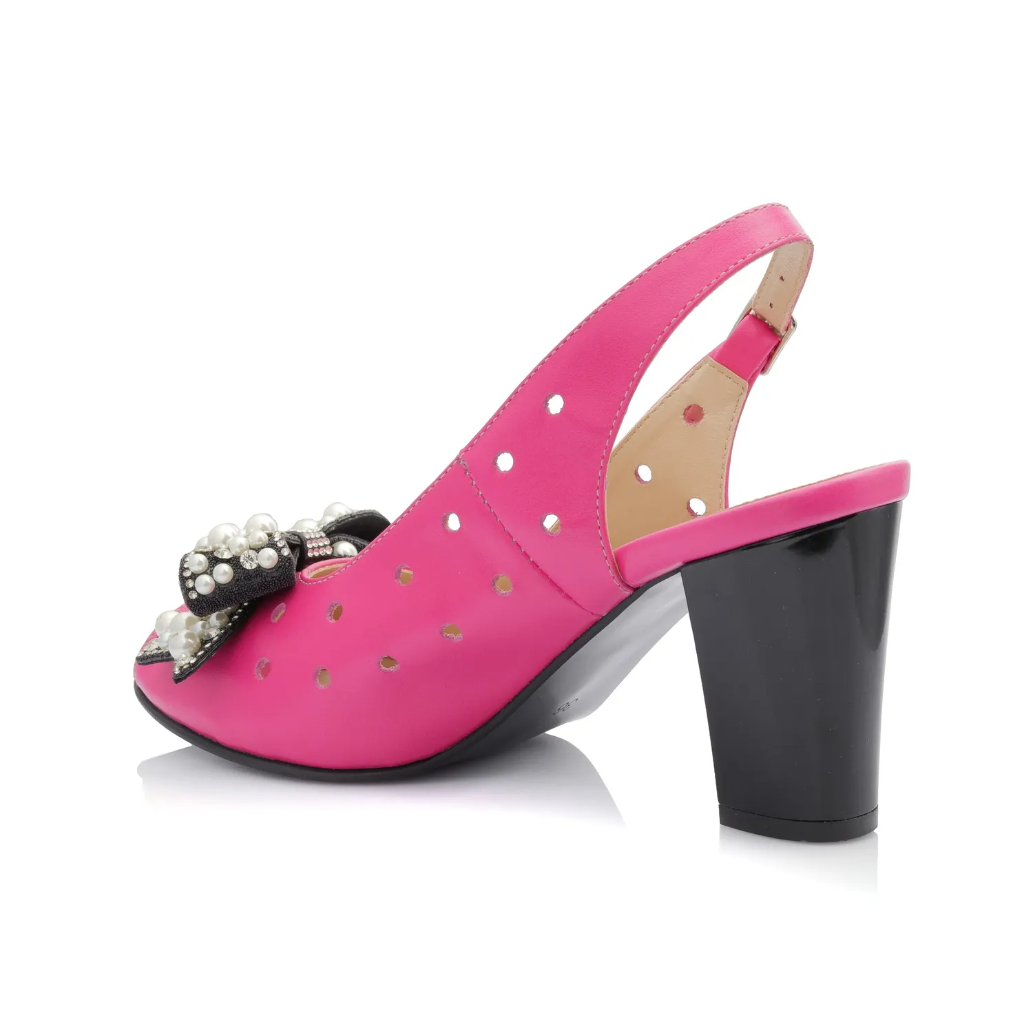 Catinca Shoes F24M ROZ sandale dama piele roz box