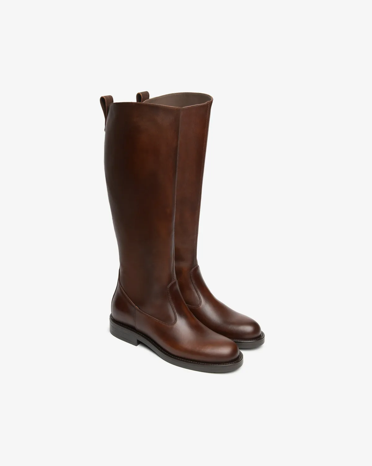 NeroGiardini cizme piele dama toc 3 cm cu fermoar