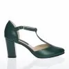 Catinca Shoes D9 VB sandale damă piele naturală verzi
