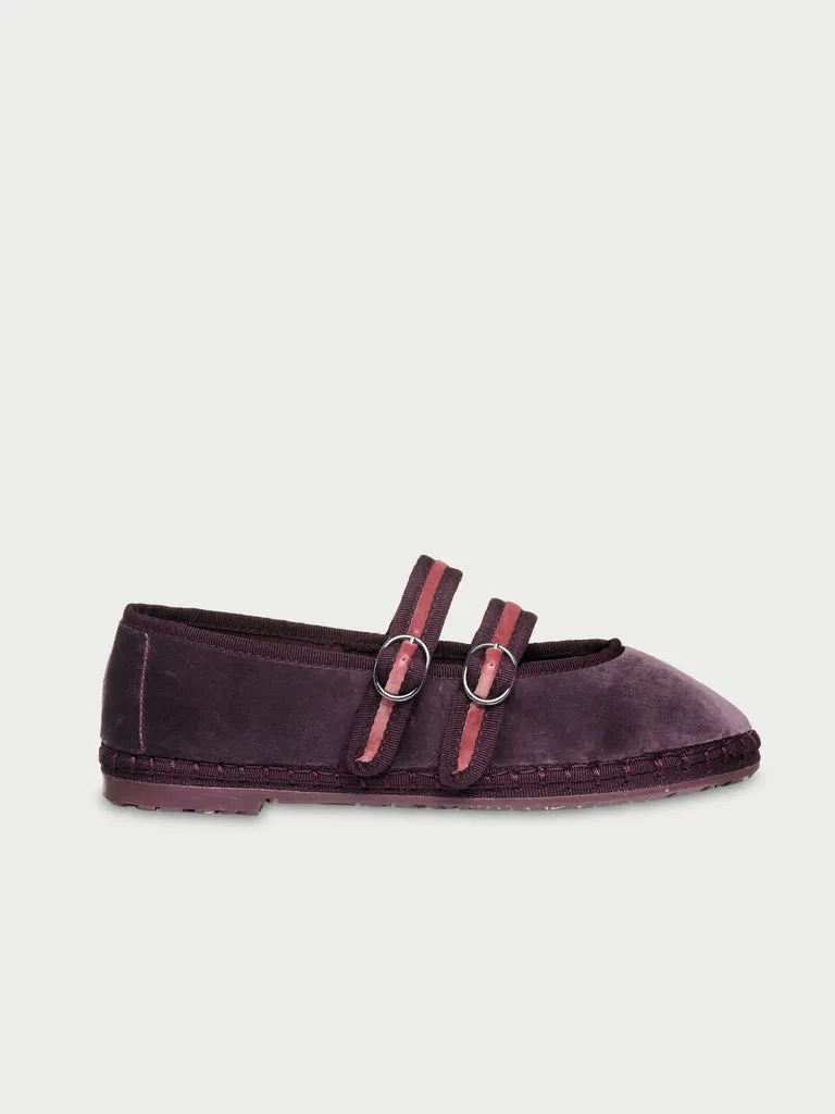 Flagelus Claire Amethyst pantofi Mary Jane mov