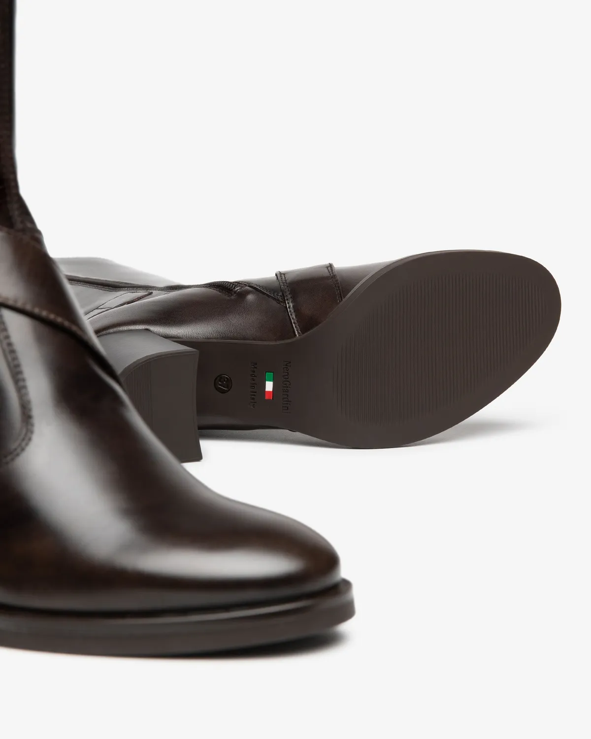 NeroGiardini cizme dama piele toc 75
