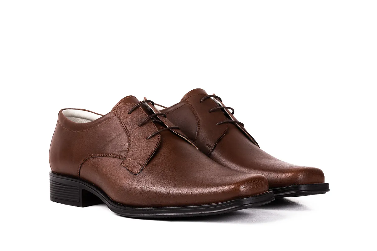 Lucas Shoes 420 Ocolul Silvic pantofi maro piele naturala