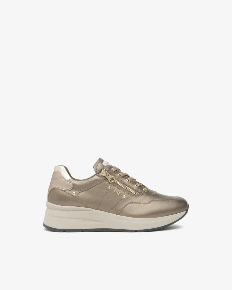 NeroGiardini sneakers damă piele cu branț memory