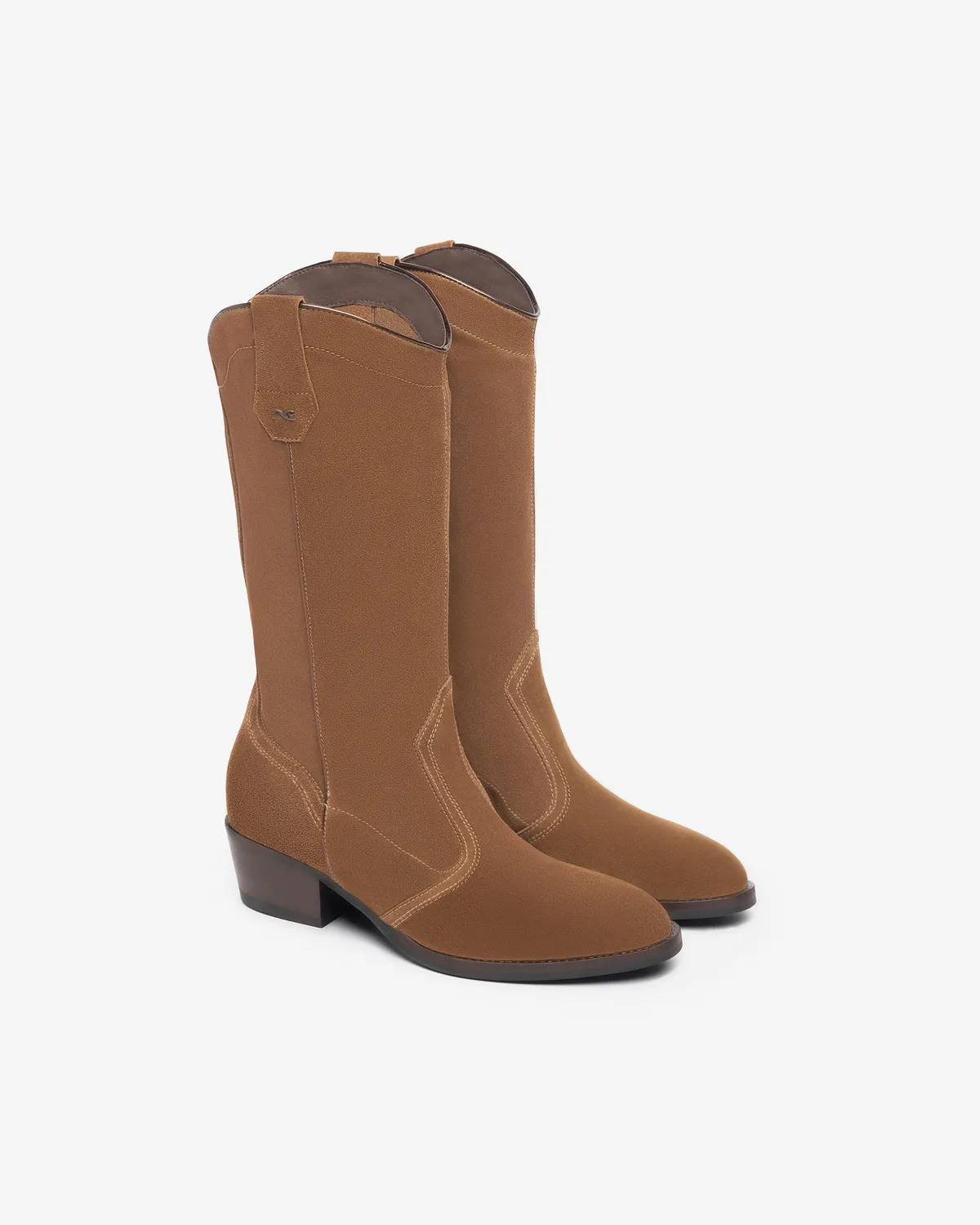 NeroGiardini cizme dama bronz elegante iarna