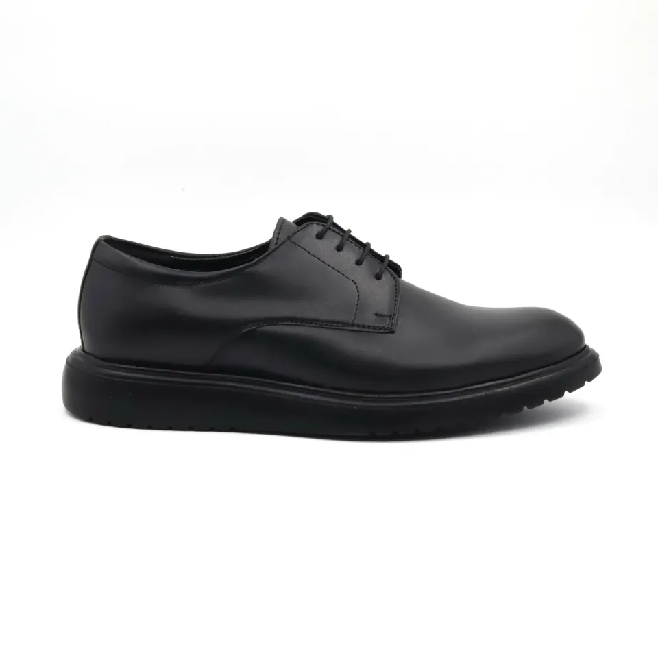 Lucas Shoes 140D Politie pantofi barbati negri piele