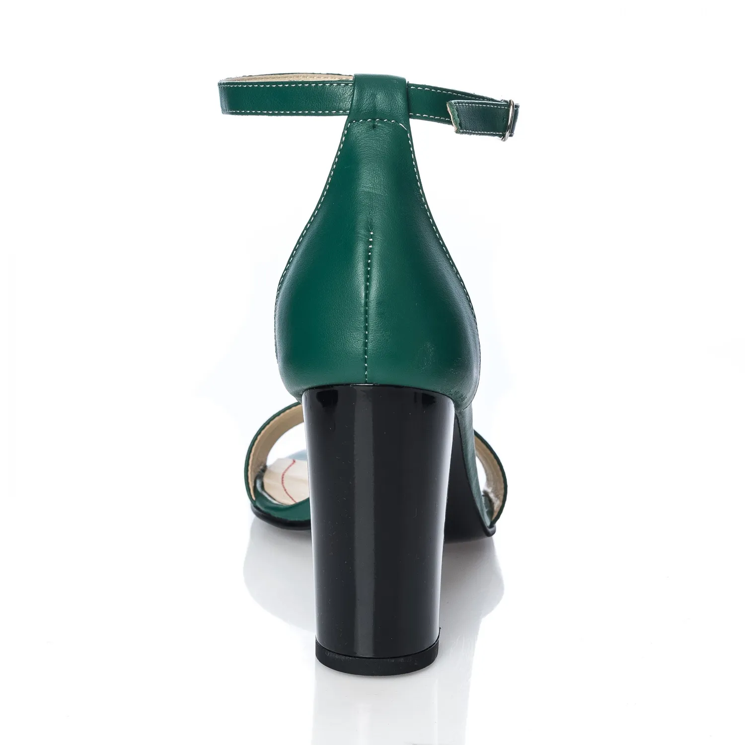 Catinca Shoes S10 V sandale damă piele verde