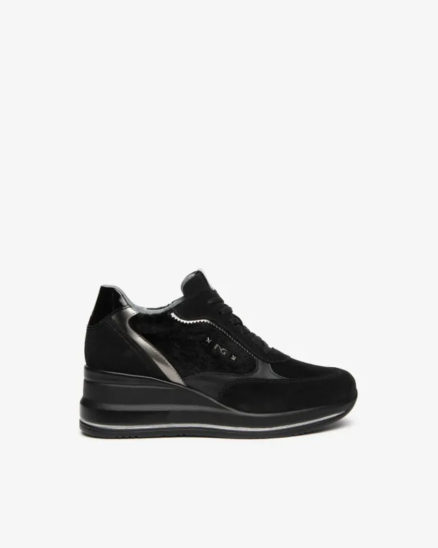NeroGiardini sneakers dama piele talpa wedge 6cm 35-41