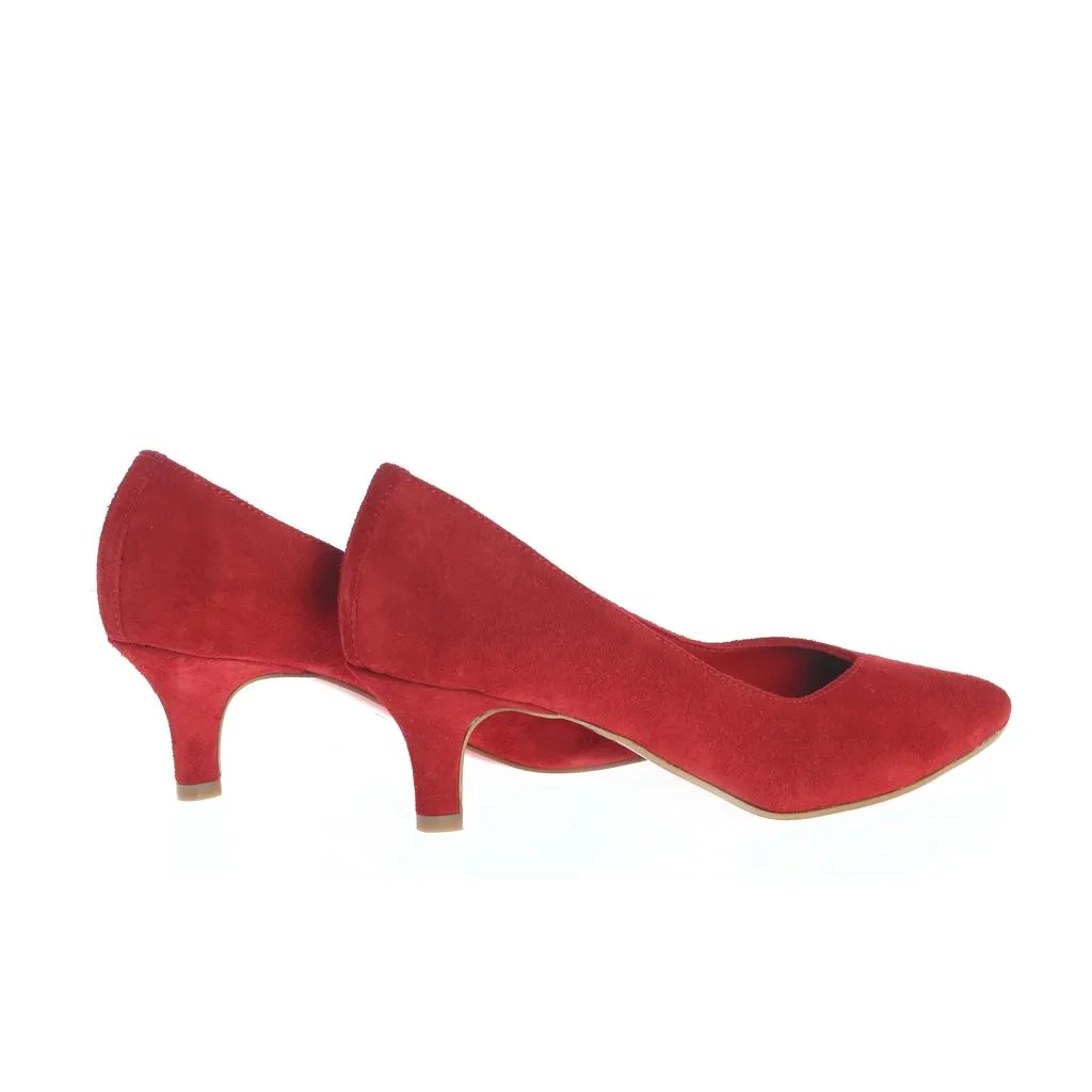 Ana Urbana Shoes Miami pantofi piele roșii