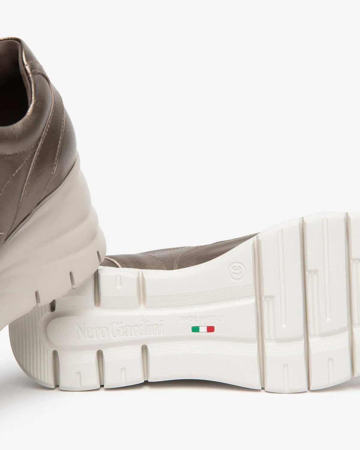 NeroGiardini sneakers piele dama platforma 60mm