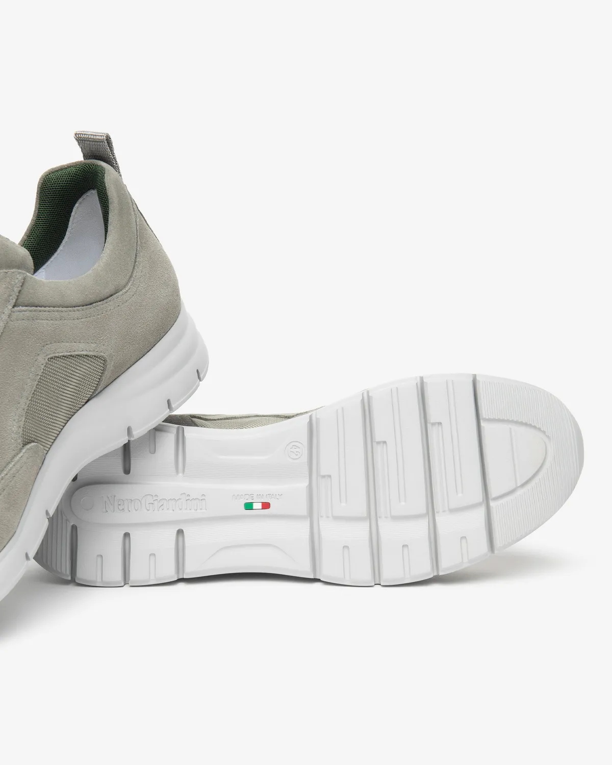 NeroGiardini sneakers barbati piele intoarsa panza