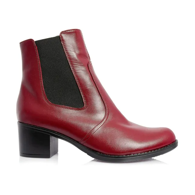 Catinca Shoes T18 BB ghete dama piele bordo box