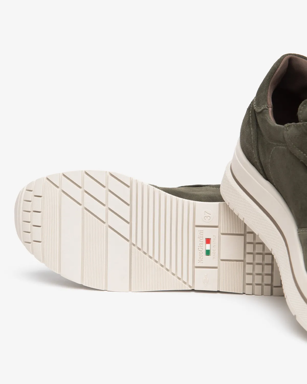 NeroGiardini sneakers piele intoarsa platforma 45 mm dama