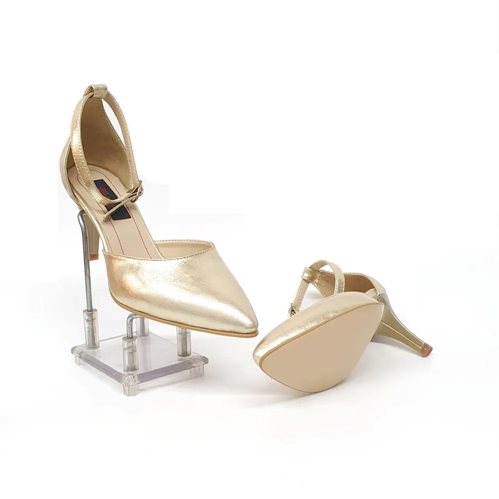 Catinca Shoes D19 AU sandale dama piele auriu