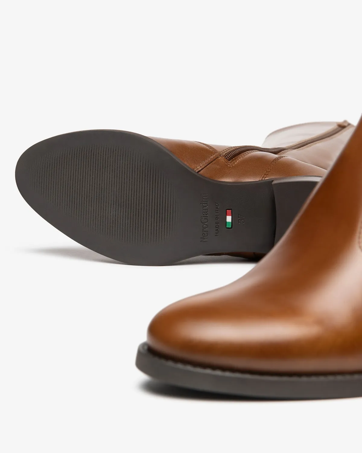 NeroGiardini cizme dama piele toc 40 mm